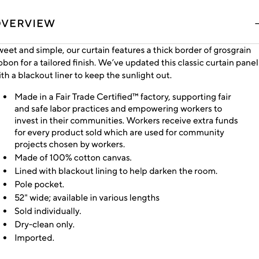 POTTERY BARN -PAIR OF PBTEEN SUITE RIBBON BLACKOUT CURTAINS - Picture 3 of 8